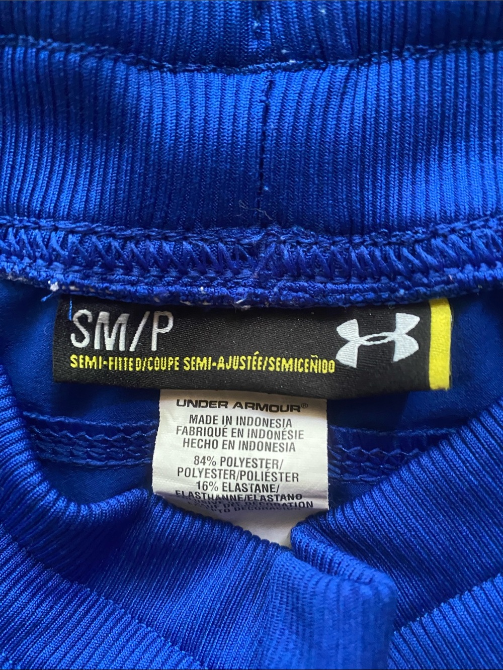 Under Armour Storm Royal Blue Drawstring Athletic Pants - Picture 2 of 10